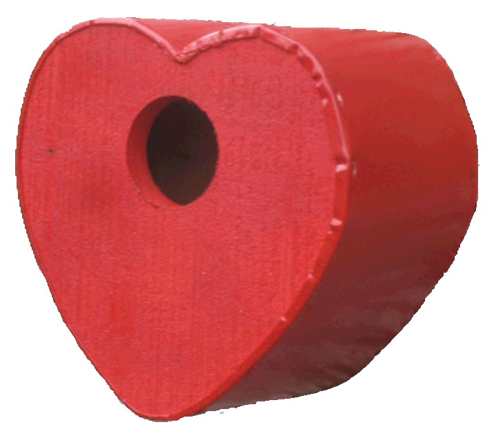 heart birdhouse right